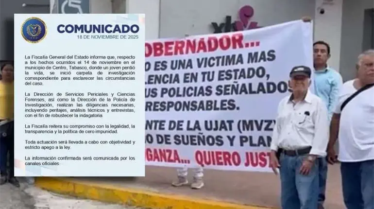FGE asegura que realiza las diligencias para esclarecer supuesto asesinato de estudiante a manos de policías