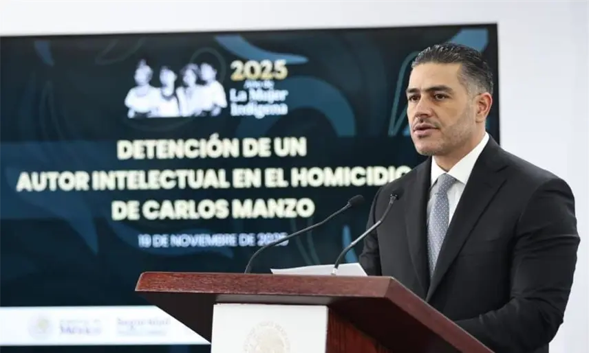 Detienen a presunto autor intelectual del asesinato de Carlos Manzo