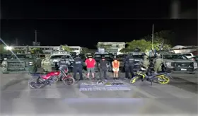 Aseguran en Cunduacán a 3 personas que formaban parte de una célula delictiva