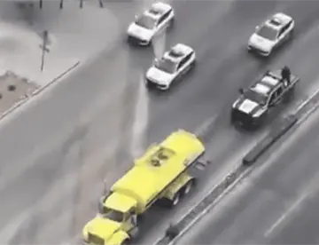 ¡Como de película! Sujeto desata persecución policial en Hermosillo tras presunto robo de pipa de gas