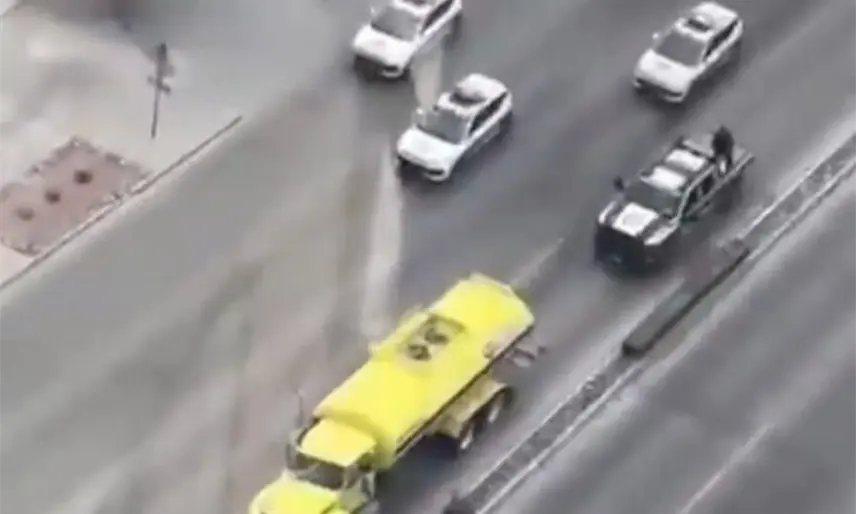 ¡Como de película! Sujeto desata persecución policial en Hermosillo tras presunto robo de pipa de gas