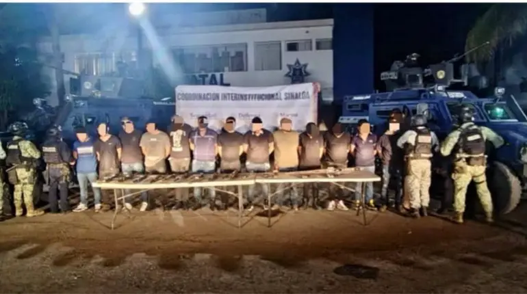 Detienen a El L12 líder del CJNG en Tijuana y a 14 personas más