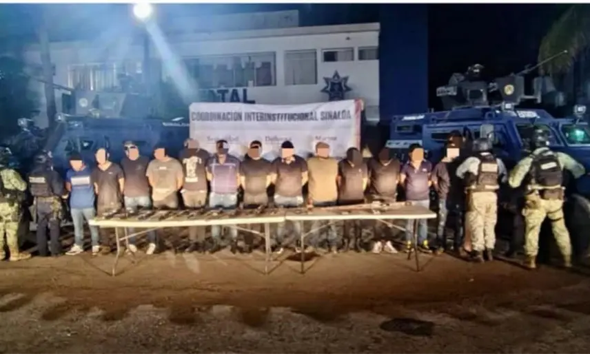 Detienen a El L12 líder del CJNG en Tijuana y a 14 personas más