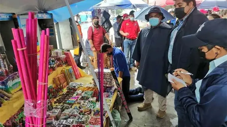 En diciembre iniciará operativo ´Navidad Segura´ para retirar pirotecnia de venta clandestina: PC