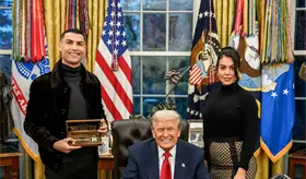 Cristiano Ronaldo asiste a cena en la Casa Blanca y agradece a Donald Trump
