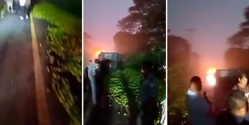 Accidente múltiple en la carretera Chontalpa – Malpaso; la vialidad fue cerrada temporalmente en ambos carriles