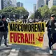 Marcha de la "Generación Z" es contenida por presencia policial en Paseo de la Reforma, CDMX