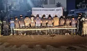 Detiene GN a 11 mexicanos y tres extranjeros; aseguran drogas, armas y explosivos en Sinaloa