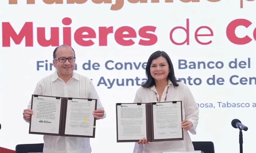 Formalizan Banco de Bienestar dispersión de recursos del programa Mujeres al Centro