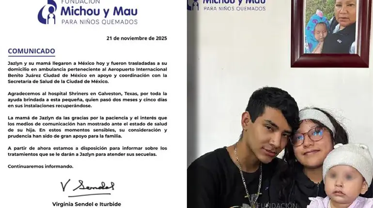 Nieta de "abuelita heroína" de Iztapalapa regresa a casa en CDMX tras tratamiento en Texas