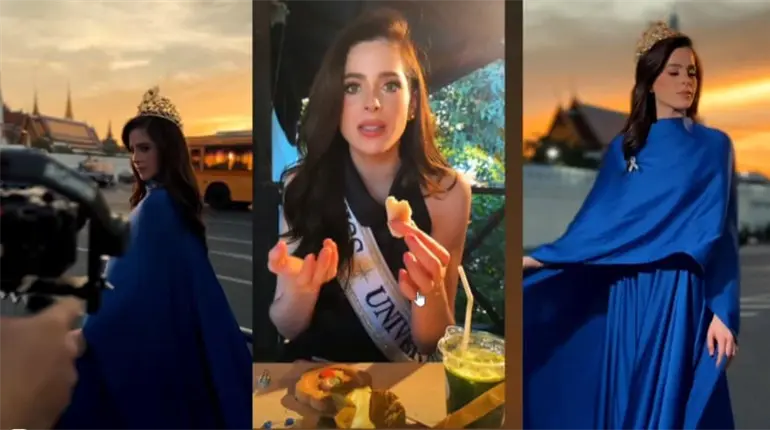 Fátima inicia sus actividades como Miss Universe con sesiones fotográficas