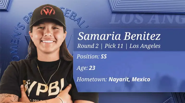 Dos Olmecas encabezan lista de mexicanas en la Women´s Professional Baseball League