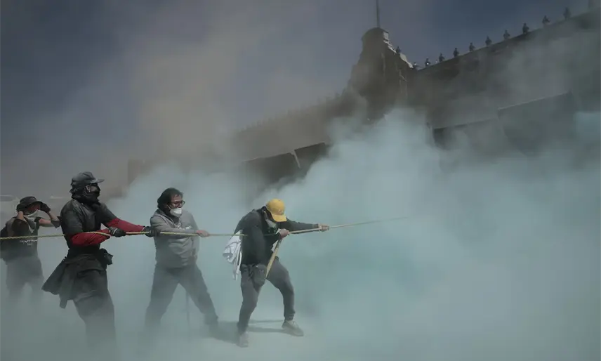 Identifica Fiscalía de la CDMX a líderes del "bloque negro"