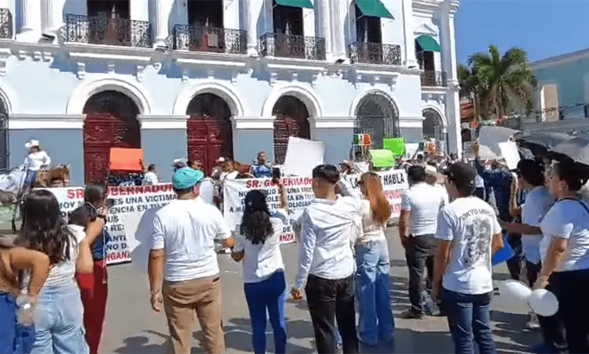 Con marcha exigen justicia para Rodrigo, joven presuntamente asesinado por policías