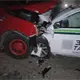 Choque entre taxi y camioneta deja fallecido y varios heridos