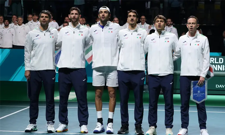 Italia y España se enfrentan en la final de Copa Davis, sin Sinner ni Alcaraz