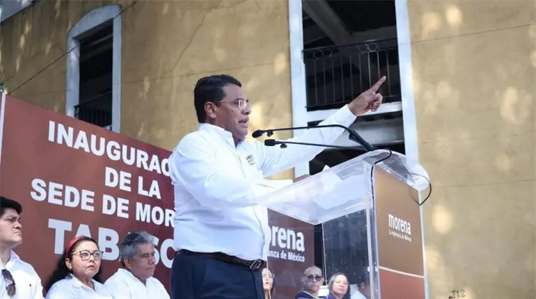 En inauguración de oficinas de Morena "dejaron solo" a Chucho Selván: PRD