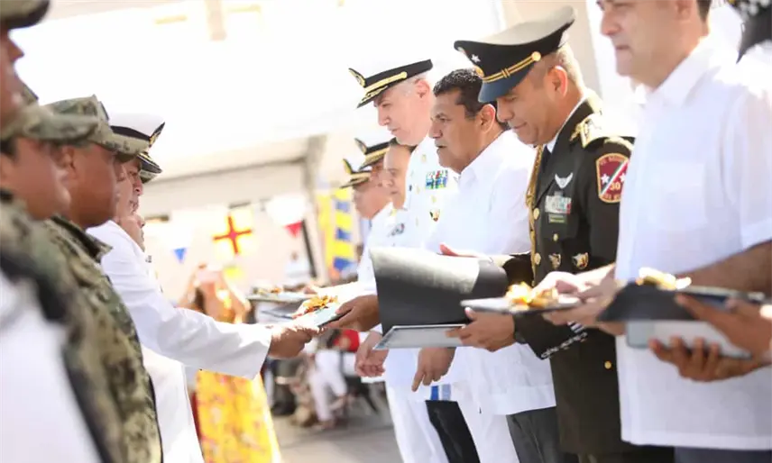 Conmemoran en Tabasco los 200 años de la Consolidación de la Independencia en el Mar