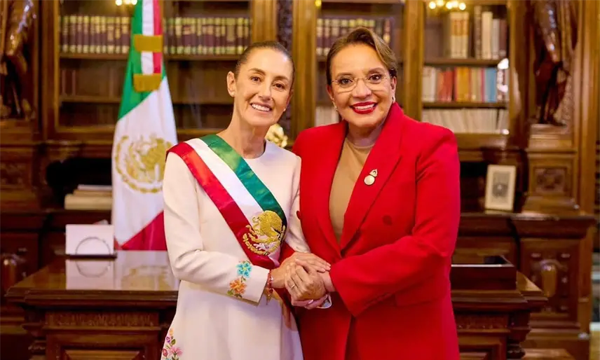 Sheinbaum se reunirá con la presidenta de Honduras este martes en Palacio Nacional