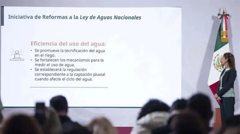 Ley de Aguas es para que se deje de ver como mercancía: Conagua