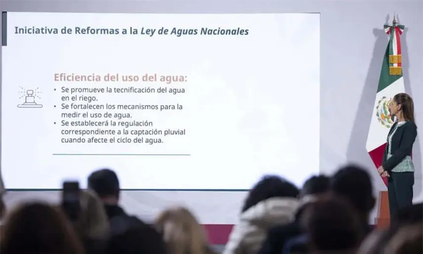 Ley de Aguas es para que se deje de ver como mercancía: Conagua