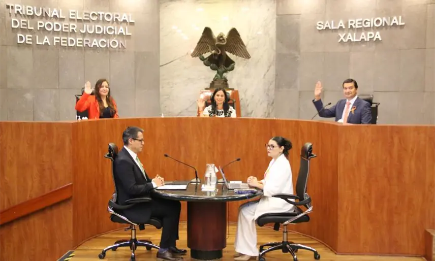 May no incurrió en propaganda electoral con informe trimestral: Sala Xalapa