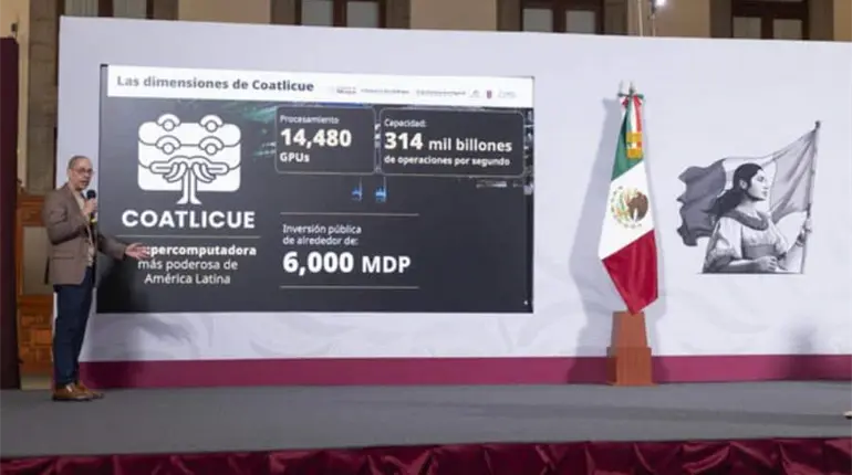 Presentan "Coatlicue" la supercomputadora más grande de América Latina que construirá el Gobierno de México