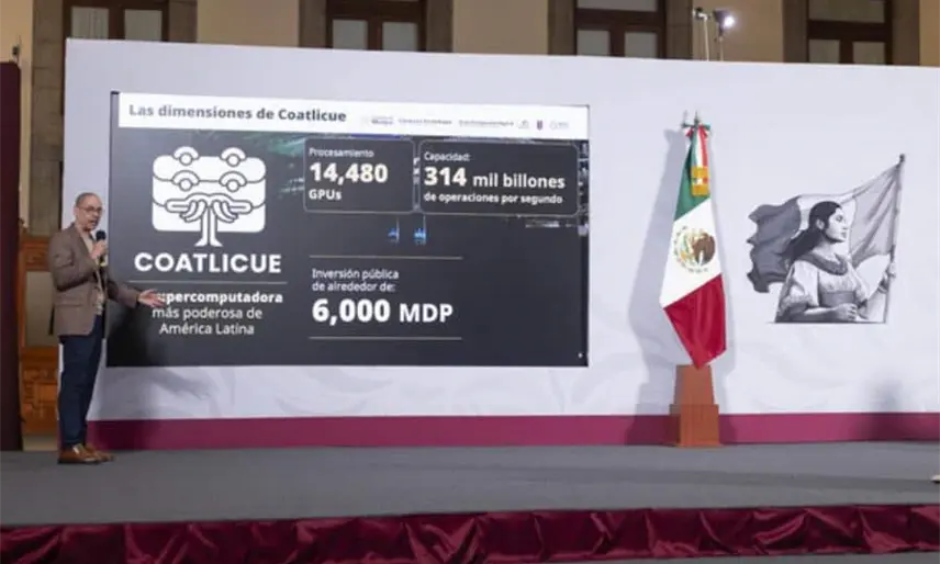 Presentan "Coatlicue" la supercomputadora más grande de América Latina que construirá el Gobierno de México