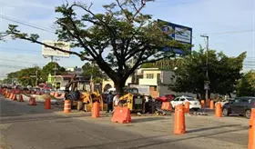 Tráfico pesado y obras en Villahermosa durarán hasta diciembre