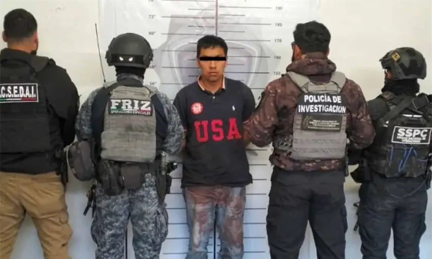 Aseguran en Zacatecas a sujeto que asesinó a adolescente y sus padres
