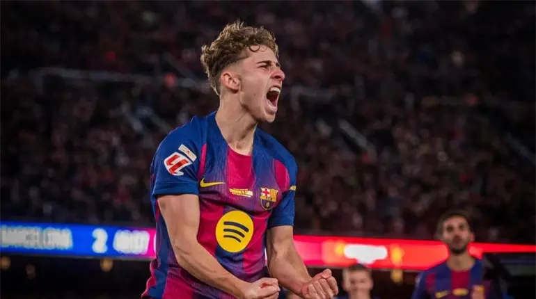 Fermín López sufre lesión en el sóleo y será baja por dos semanas en Barcelona