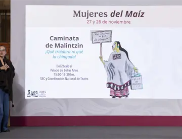 Presentan actividades del programa “Mujeres del Maíz” en reivindicación de La Malinche
