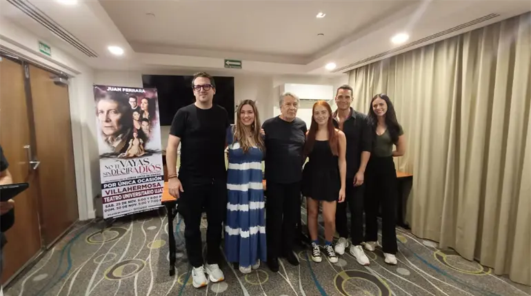 Juan Ferrara se despedirá de los escenarios en Tabasco, con una última obra