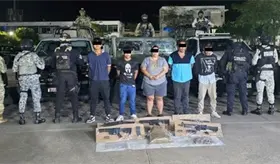 Detienen a cinco por narcotráfico y armas de fuego en Centro