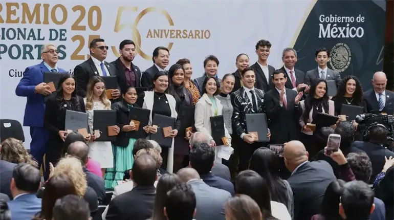Galardonan a 16 atletas con el Premio Nacional del Deporte 2025