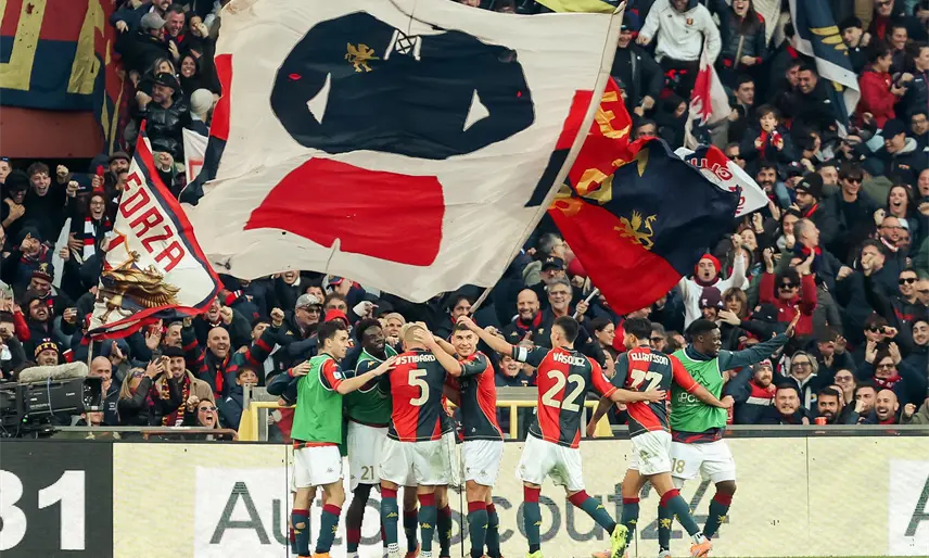 Genoa de Johan Vásquez gana al Hellas Verona y sale de zona de descenso