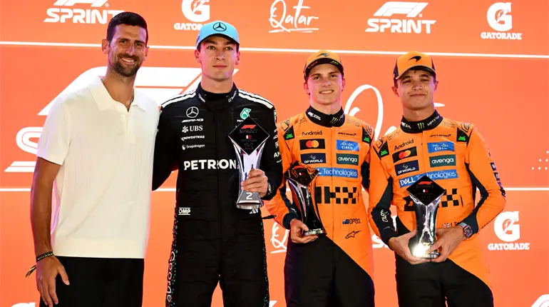 Oscar Piastri gana la carrera sprint del GP de Qatar y es 2do del campeonato de pilotos