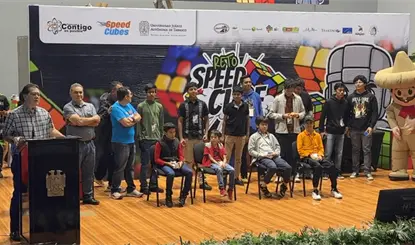 Realizan con éxito el Reto Speed Cube Tabasco 2025