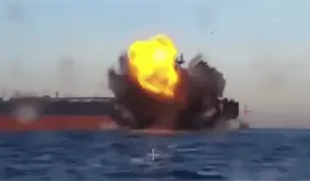 Ataca Ucrania 2 barcos petroleros rusos en el mar Negro