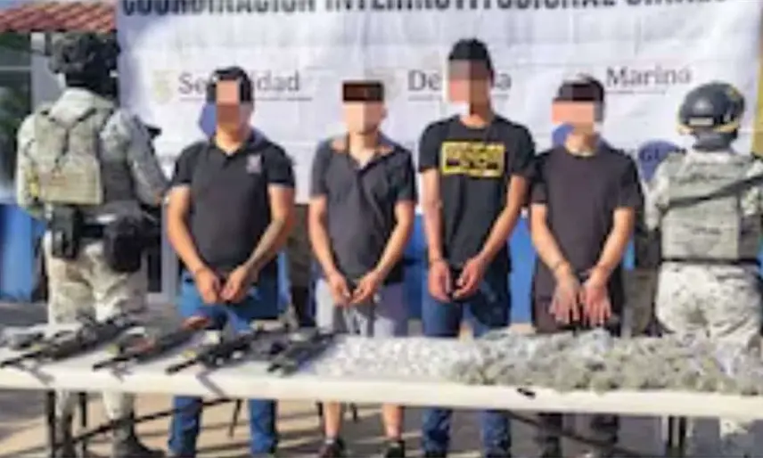 Aseguran a 9 sujetos durante distintos operativos en Culiacán; entre ellos un menor