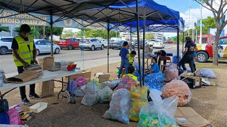 21 de diciembre, última jornada de recolección de material para reciclar: Fundación Ángeles del Mago Chong-Tall