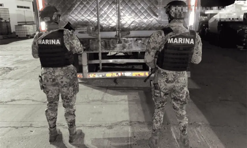 Asegura Semar en Mazatlán 605 kilos de metanfetamina; iban ocultos en tractocamión