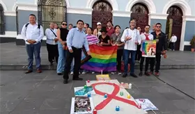 Colectivos LGBT realizan Marcha de Silencio en memoria de los fallecidos a causa de VIH - Sida