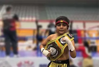 ¡De Gaviotas para Tailandia! Seleccionan a menor para competir en campeonato de Muay Thai