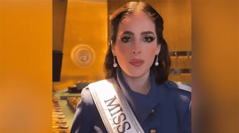 Miss Universe 2025 Fátima Bosch visita la ONU y refrenda su compromiso con las causas sociales