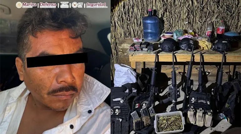 Detienen a el "Cali" jefe de plaza de una célula delictiva de Oaxaca