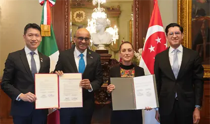 México y Singapur acuerdan cooperación en materia ambiental, digital y comercial