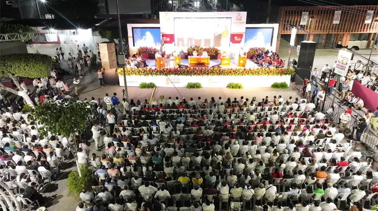 Presenta alcaldesa de Huimanguillo su Primer Informe de Gobierno municipal; destaca reducción del índice delictivo