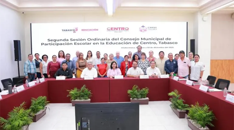 Celebran la segunda Sesión Ordinaria del Consejo Municipal de Participación Escolar en Centro