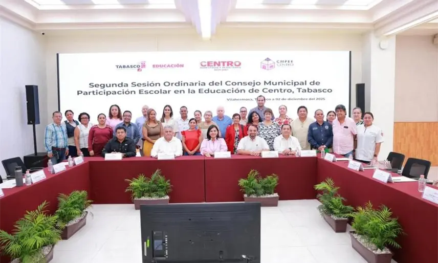 Celebran la segunda Sesión Ordinaria del Consejo Municipal de Participación Escolar en Centro
